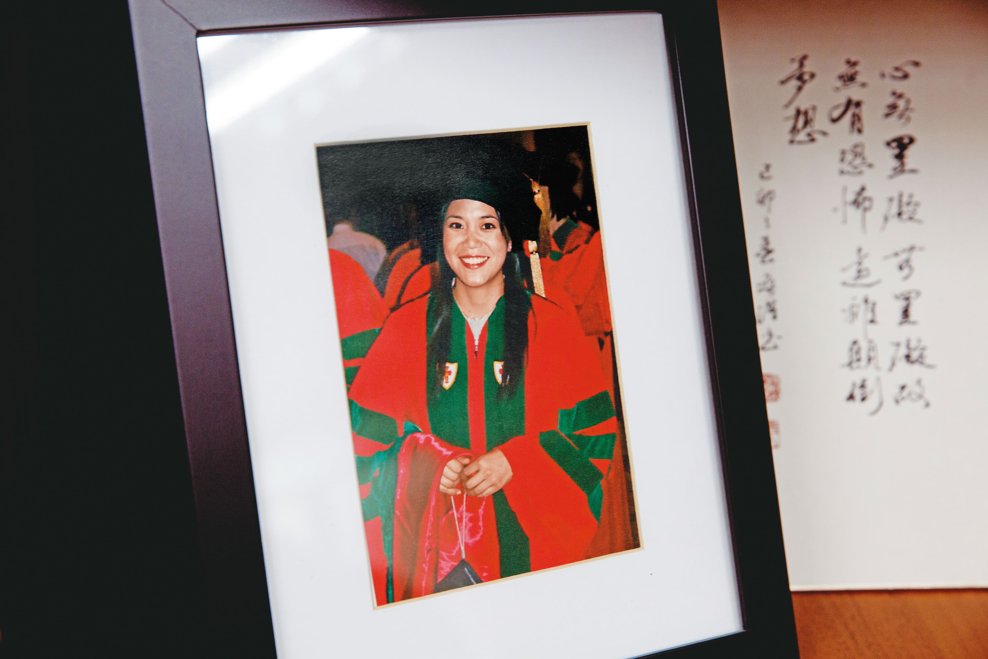 詹啟賢的女兒詹慧文（圖）也獻身醫界，舊金山第一例社區感染新冠肺炎，是她女兒診斷出來的。