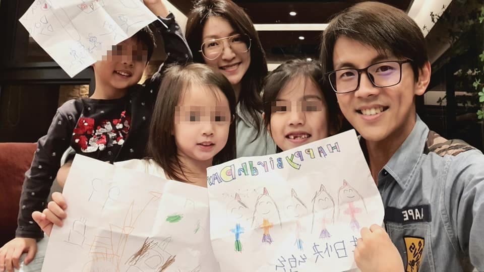 阿翔日前在全家人的陪伴下度過開心的39歲生日。（圖/翻攝自阿翔臉書）