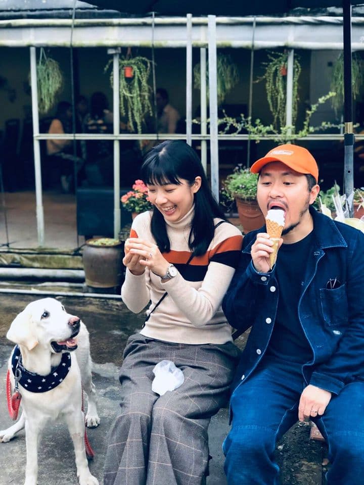 九把刀將女兒小名取為魯拉拉，原來是為紀念已逝愛犬「阿魯」。（九把刀臉書）