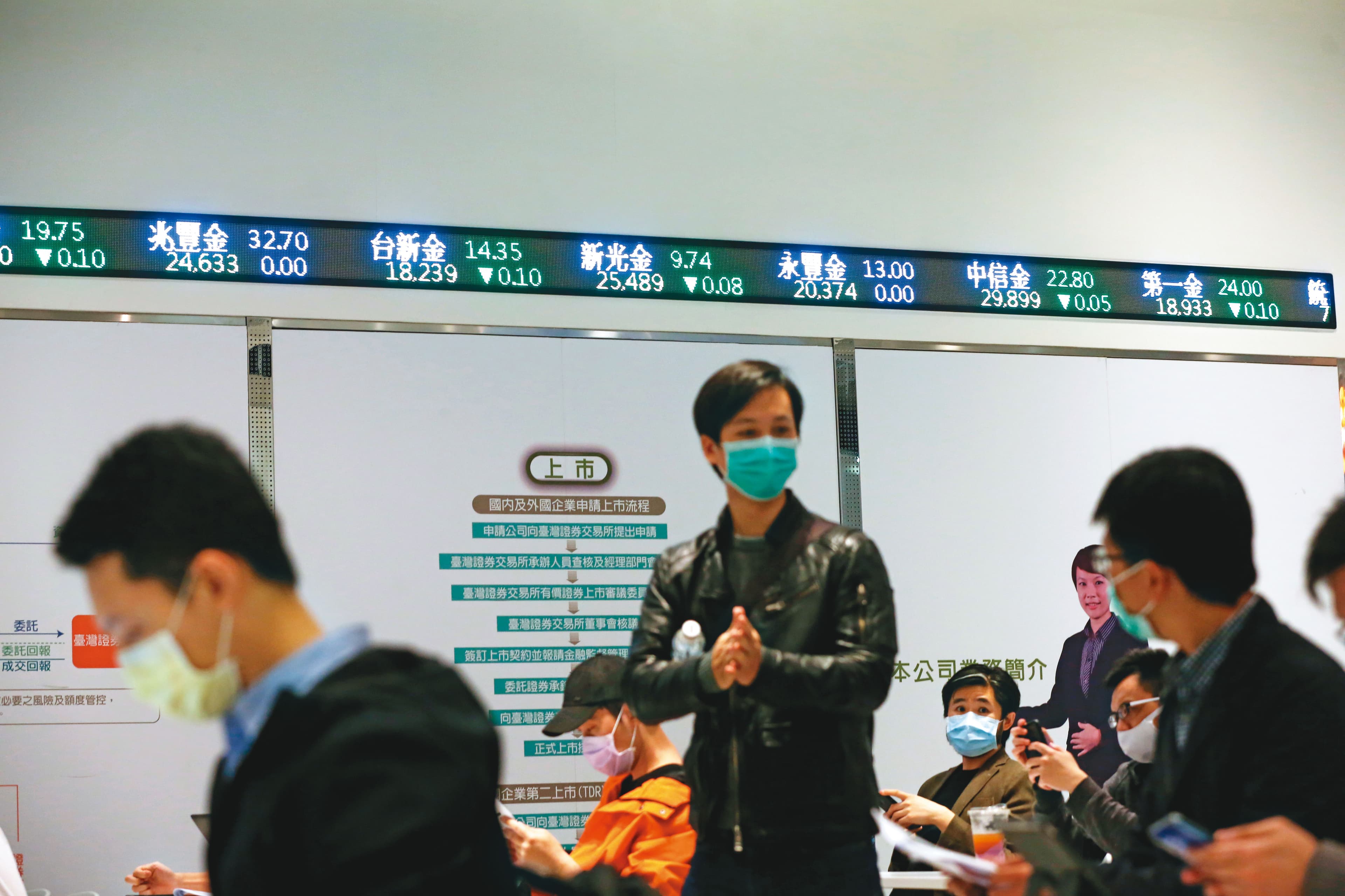 3月金融指數大跌逾2成，以為存金融股最安穩的投資人反成「受災戶」。