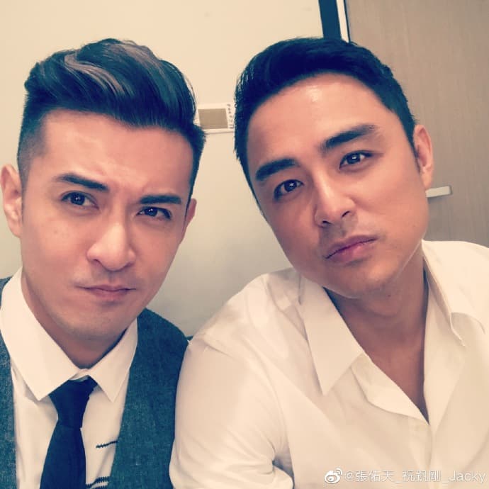 祝釩剛與明道都曾是男團「183club」成員。（翻攝自祝釩剛微博）