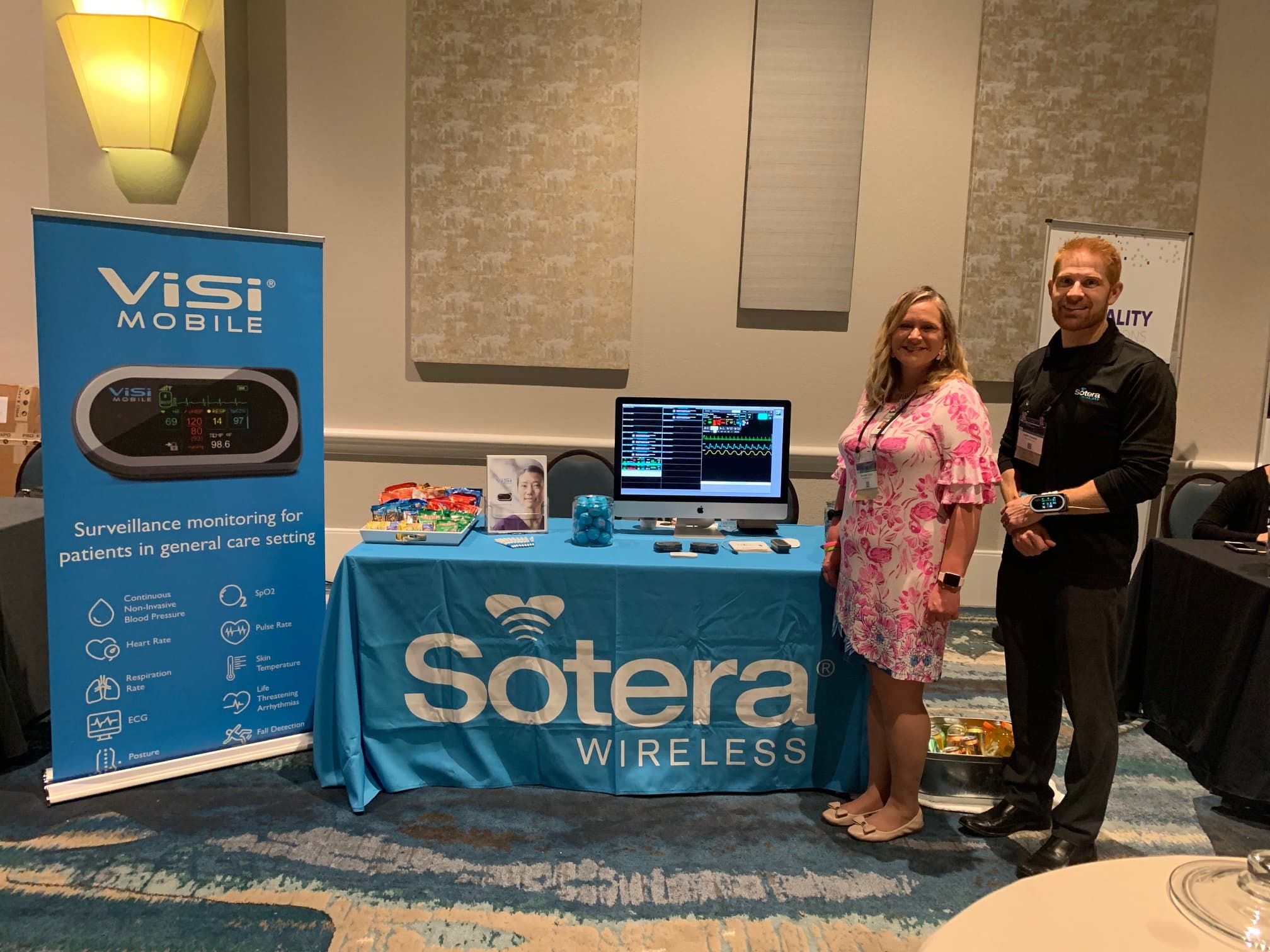 這家位於加州的新創醫療公司Sotera Wireless，是郭台銘2014年透過基金會與高通、英特爾共同投資。（翻攝自Sotera Wireless臉書）