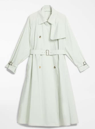 Max Mara比斯開綠風衣洋裝。NT$79,800（華敦提供）