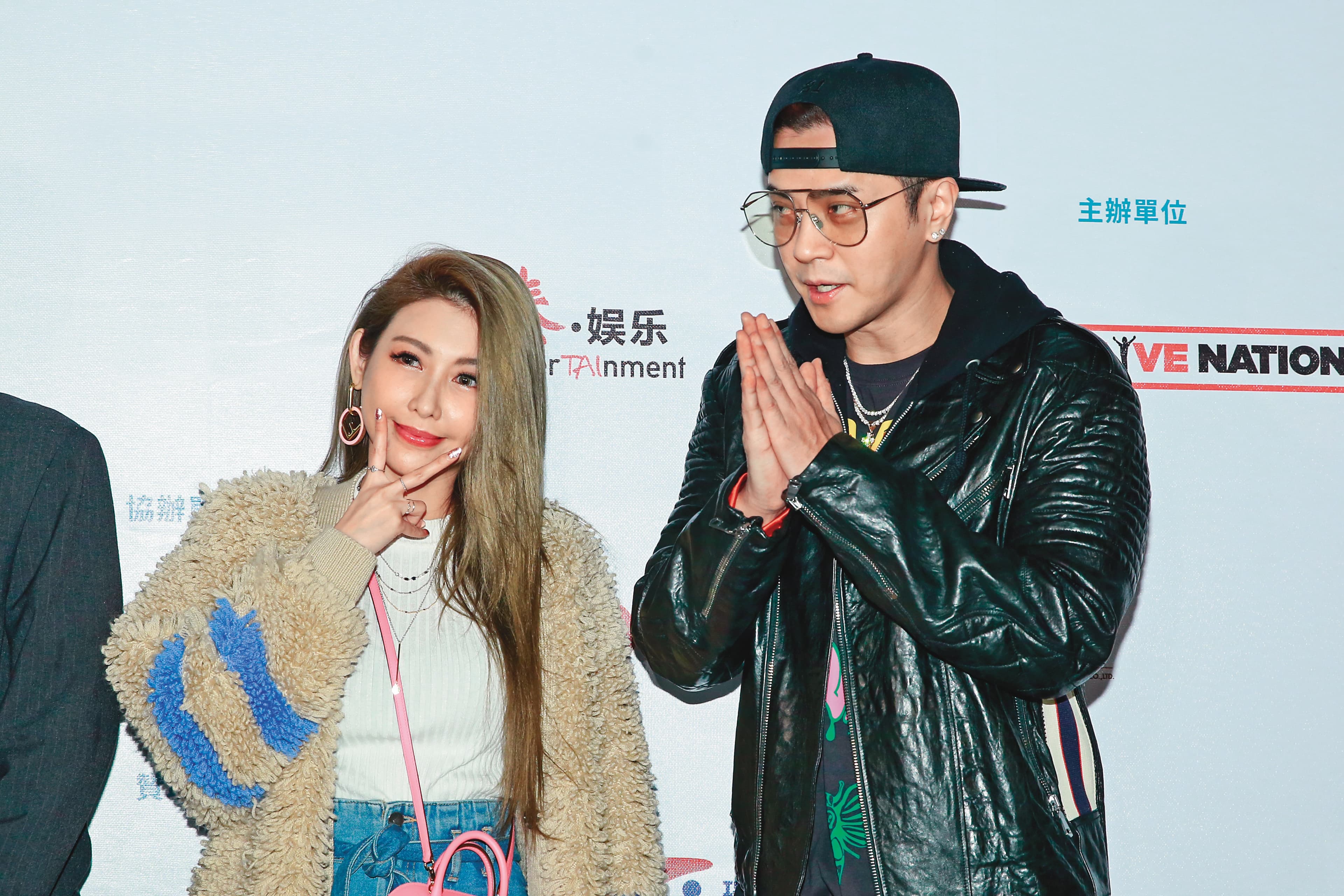 羅志祥（右）為了愷樂（左）成立經紀公司，旗下只有她一個女藝人，不惜所有資源都放在愷樂身上，但據悉兩人合約即將到期。
