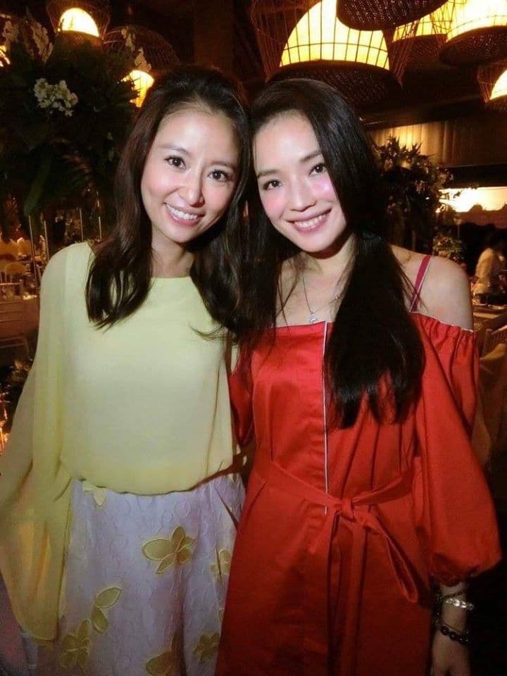 林心如、舒淇因簽給同一家模特兒經紀公司而相識。（翻攝林心如臉書）