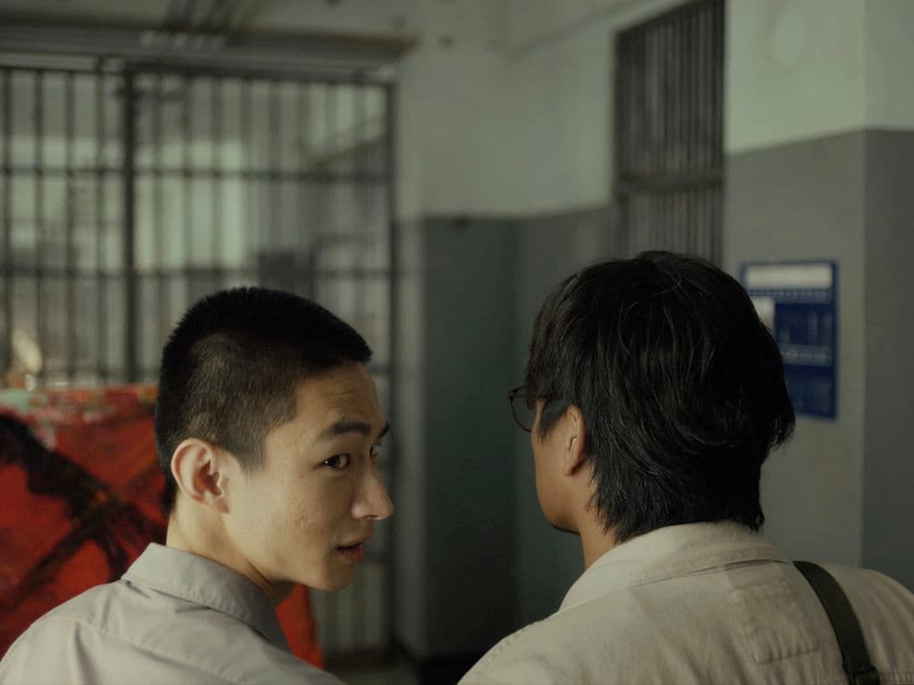 《惡之畫》網羅黃河（左），以藝術繪畫角度切入討論殺人犯的議題。（台北電影節提供）