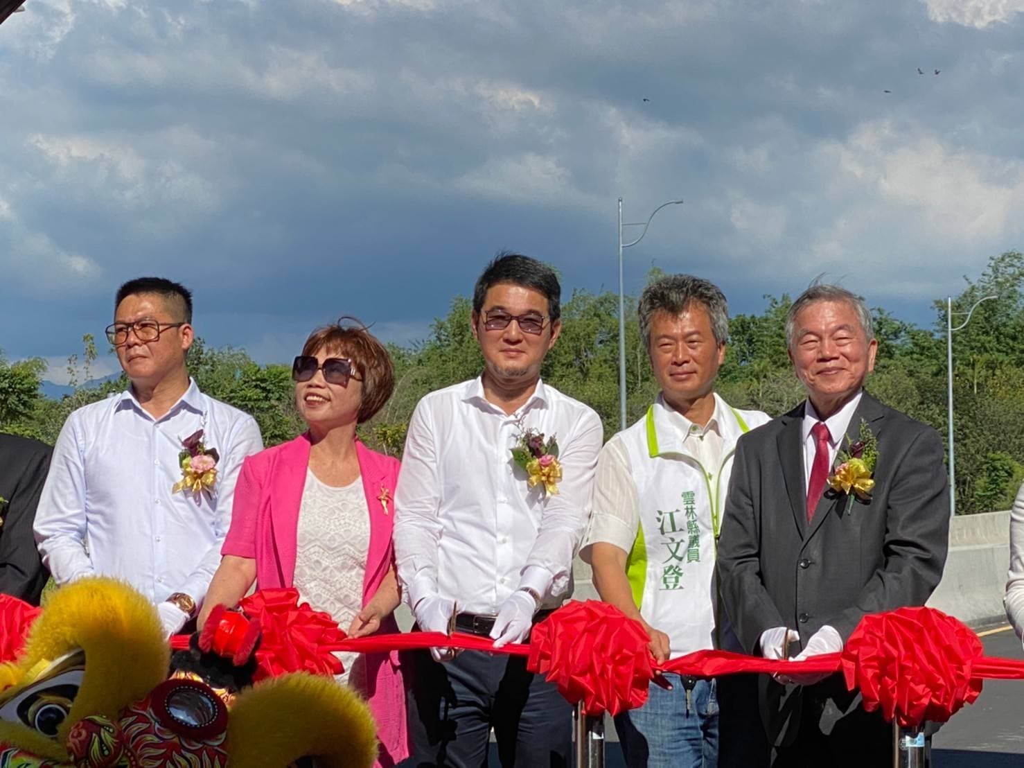 雲林科技工業區聯外道路全線通車，斗南台1線到斗六台3線不用20分鐘。（翻攝畫面）