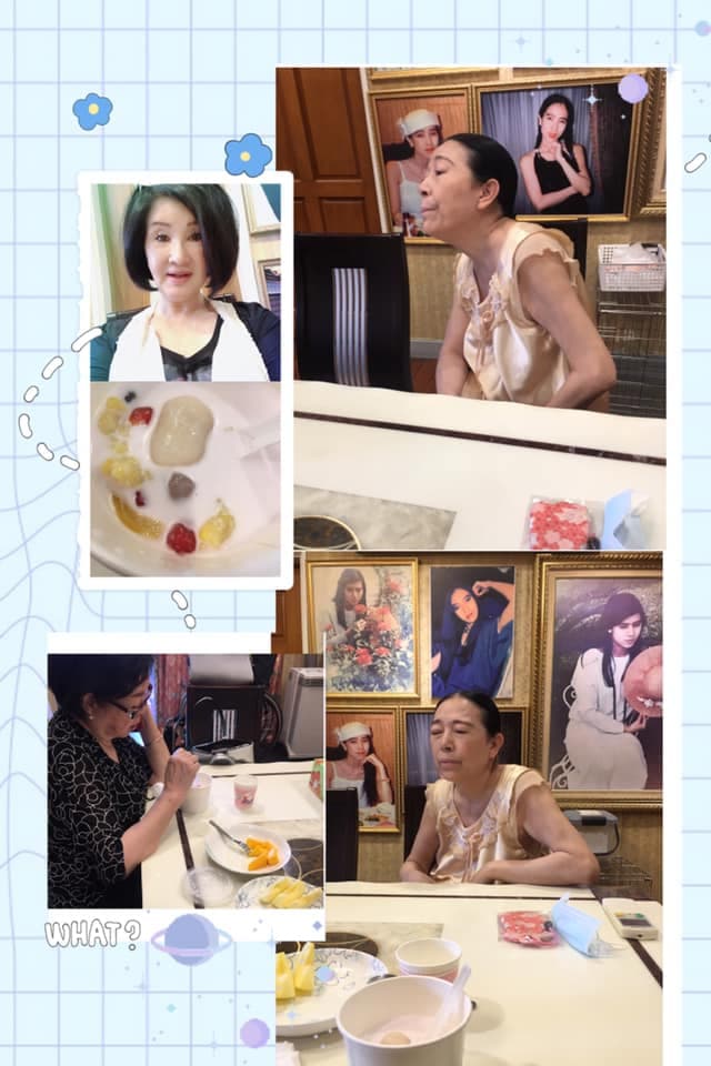近日恬娃貼出與許純美喝下午茶合照。（翻攝自恬娃臉書）