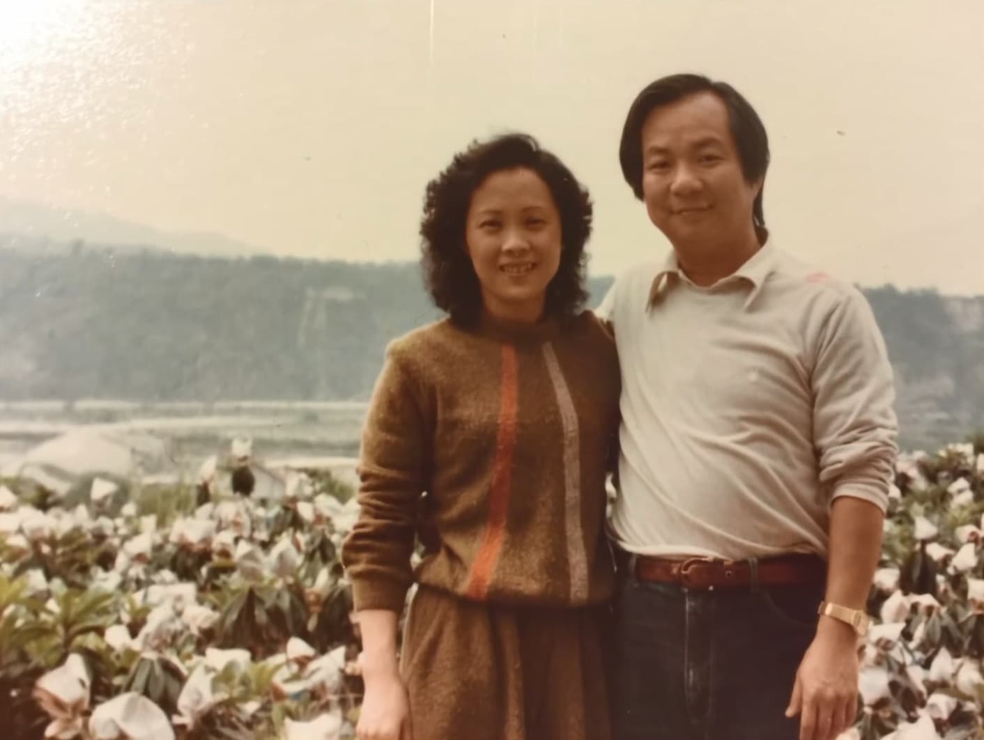 王麗珠（左）和林文彬（右）是青梅竹馬，二人都曾當過老師。（智高提供）