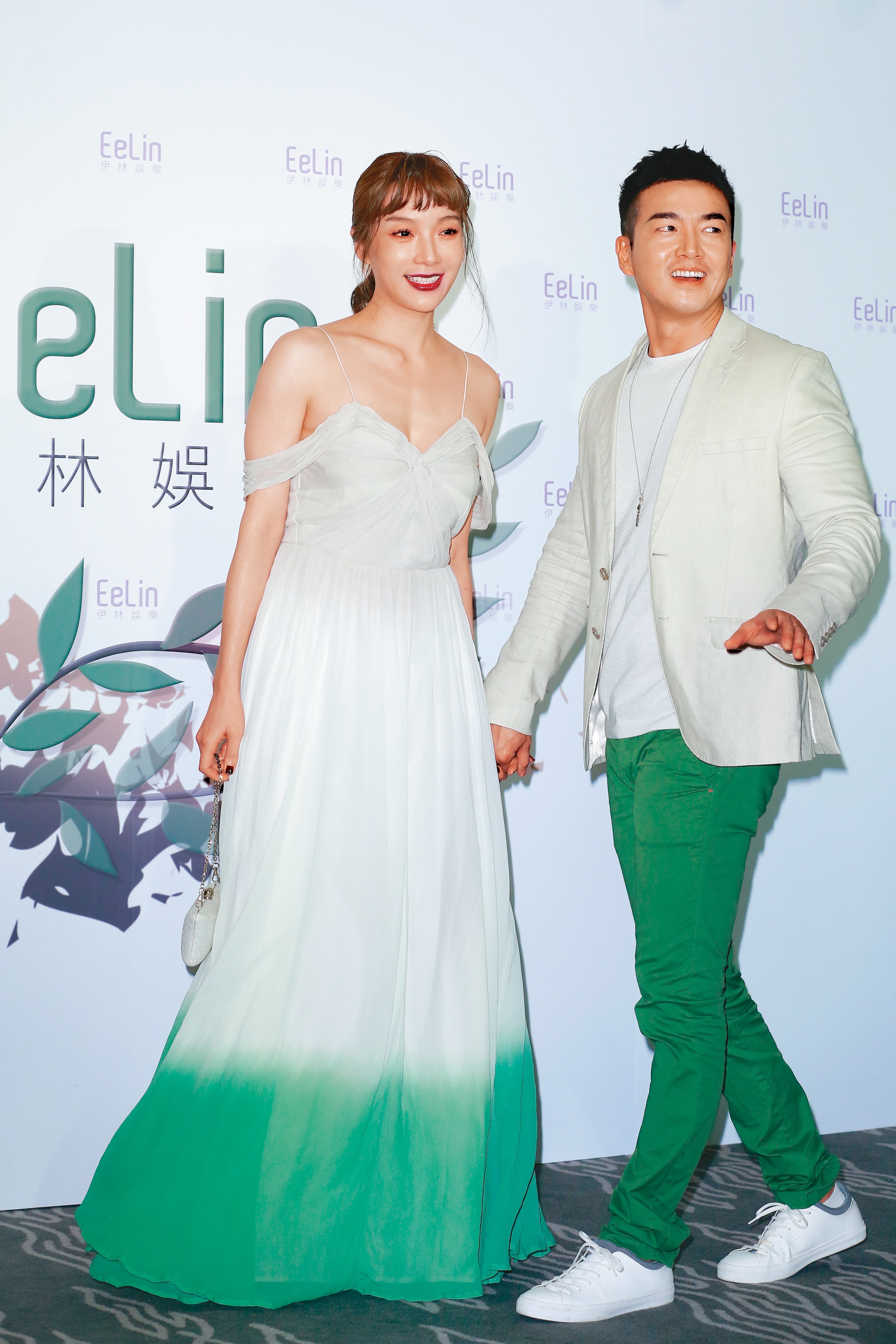 蔡淑臻（左）和李沛旭（右）8年戀愛以分手告終。