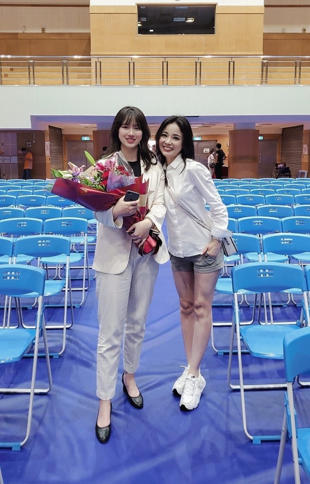 呂文婉曾在節目中透露，女兒從小立志要濟弱扶傾。（翻攝自呂文婉臉書）