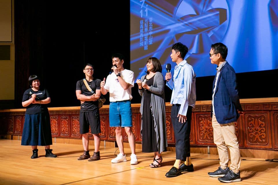 《逃出立法院》28日在台北電影節首映，劇組到現場和觀眾分享拍片心得。（翻攝台北電影節臉書）