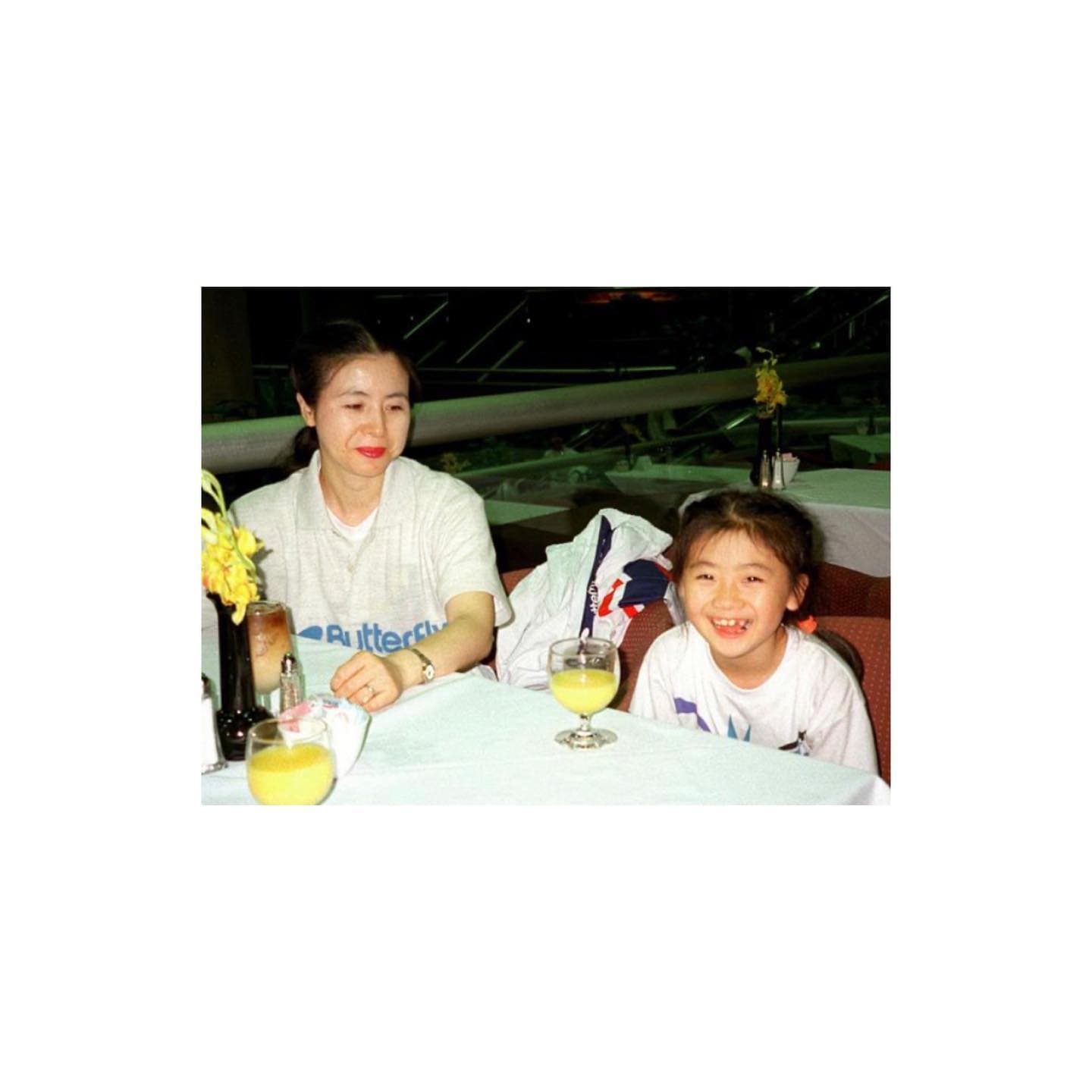 福原愛童年可愛的模樣萌翻網友。（翻攝福原愛臉書）