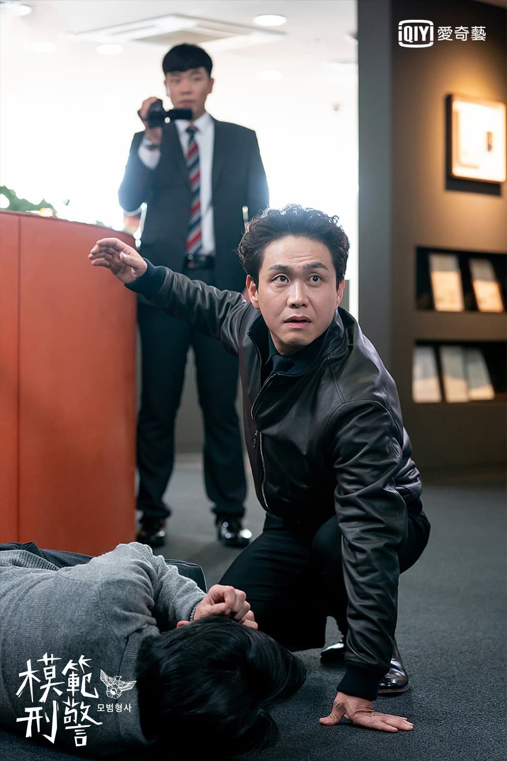 吳政世在記者會坦承這次飾演的反派，「壞到令人無法理解」。（愛奇藝台灣站提供）