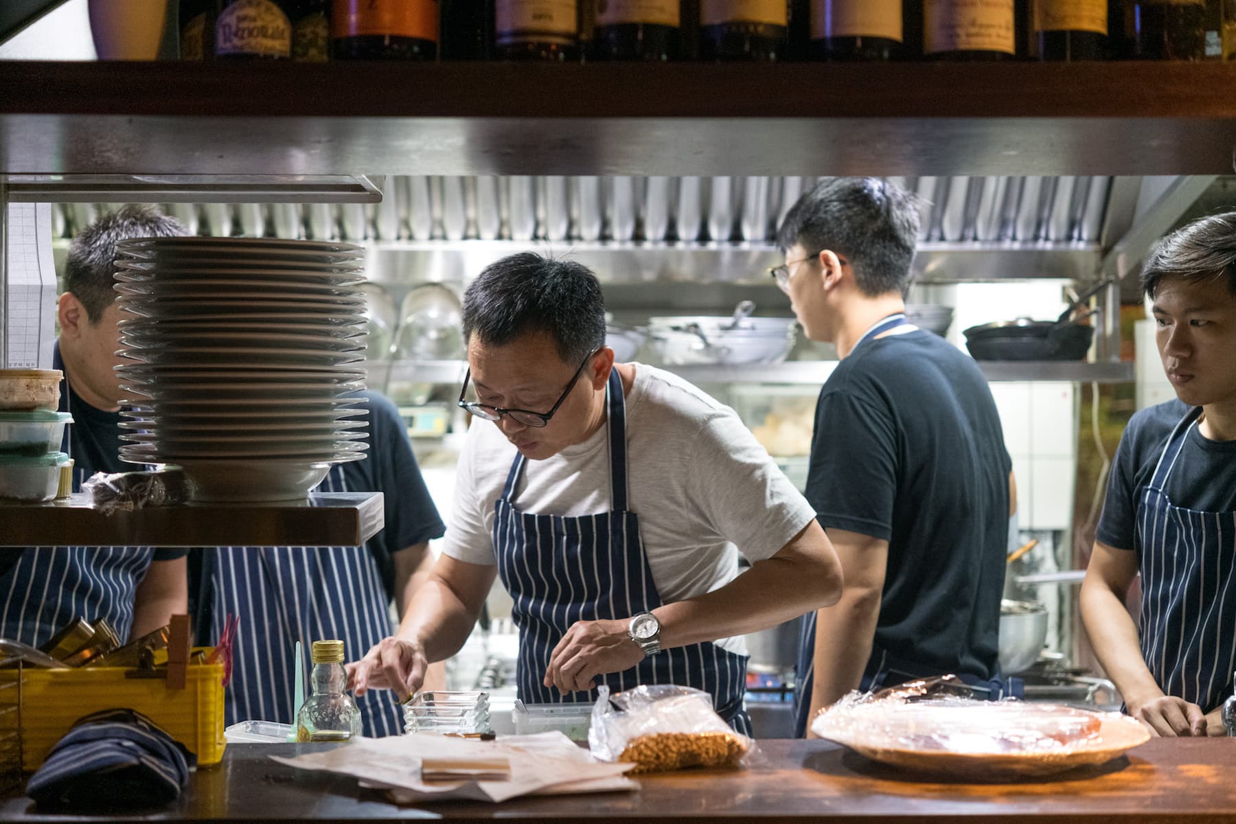 王嘉平於去年結束台中的三家店，專心經營台北Solo Pasta。