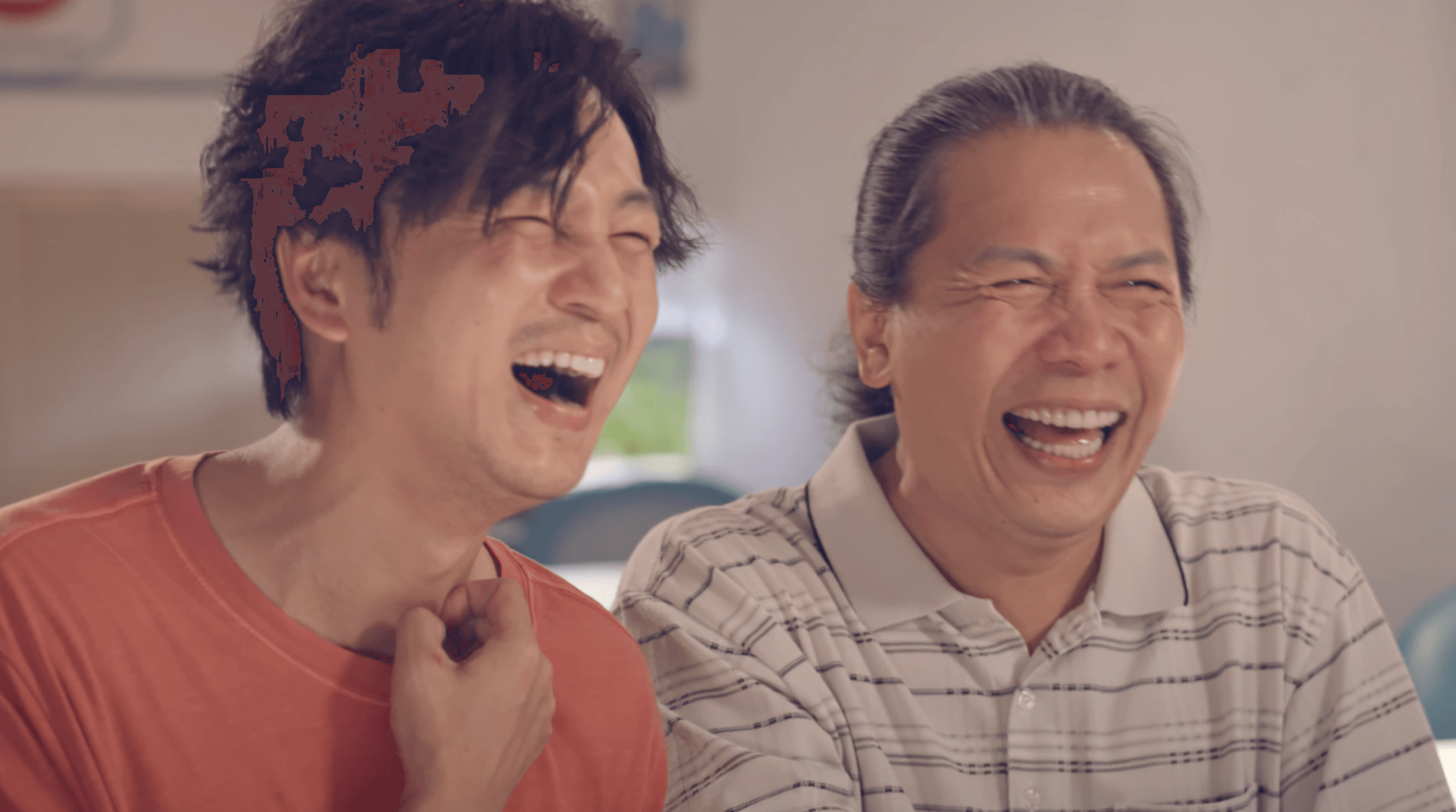 許傑輝與張書偉在《我的婆婆怎麼那麼可愛》中是忘年之交，被網友拱成「一貴CP」。（公視提供）