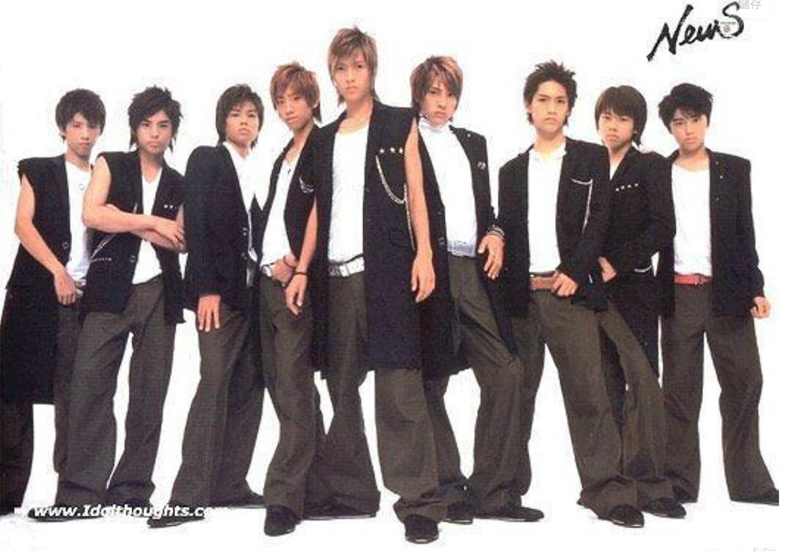 NEWS在2004年出道時為9人團，成員陸續退團目前為3人組合。（網路圖片）