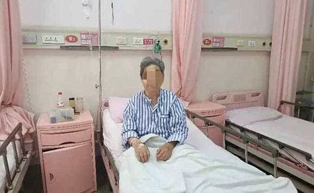 老婦人在撐了4天過後終於獲救，立即送往醫院救治。（翻攝川北在線）