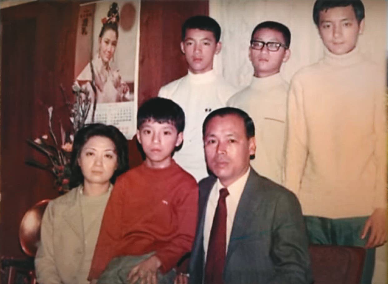 廖萬應與妻子感情甚篤，2人育有4子。（圖片來源：緬懷廖萬應先生專輯）