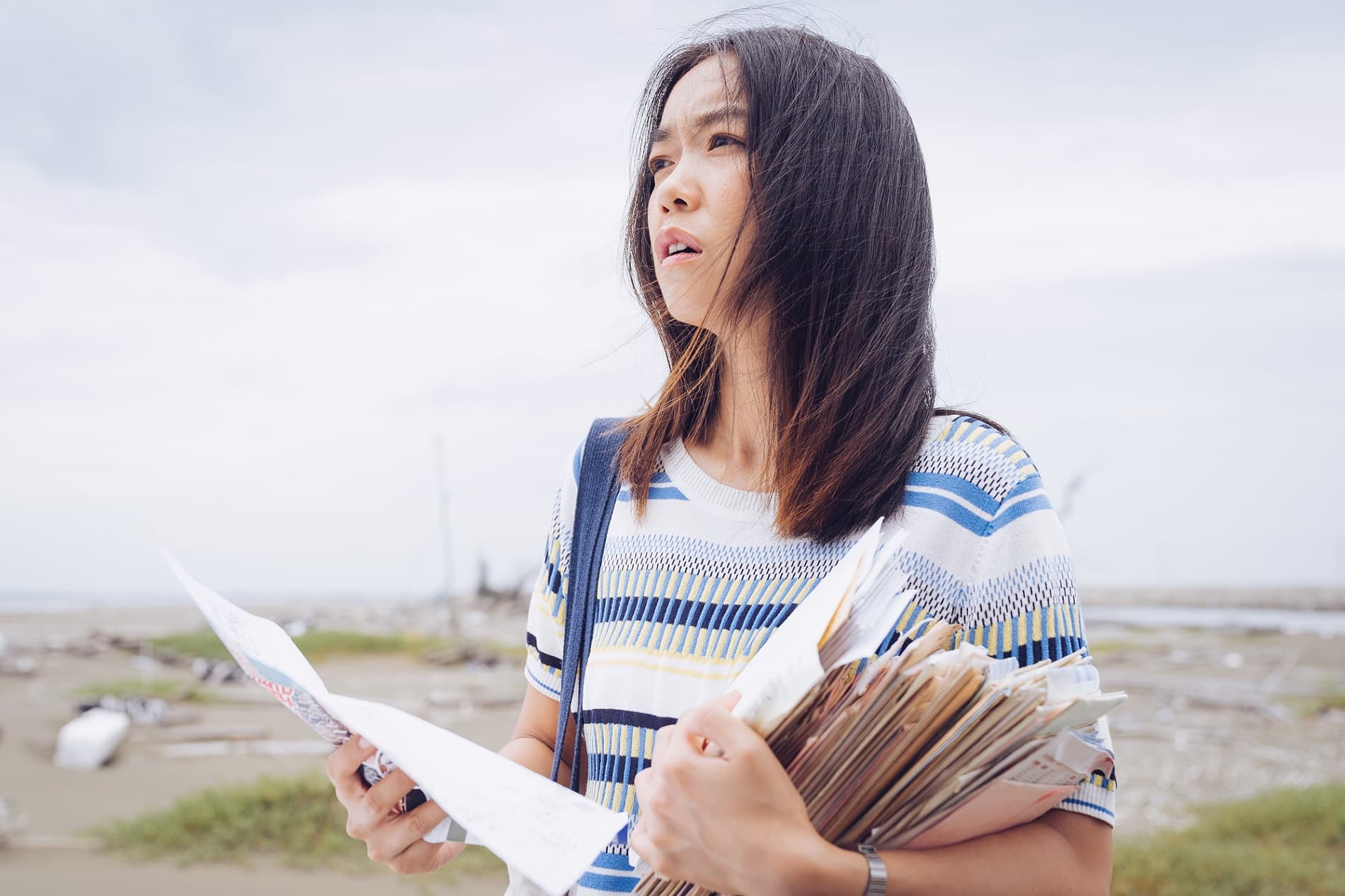 李霈瑜演出經驗不多，得知陳玉勳堅持要她演女主角，她深感壓力巨大。（牽猴子提供）