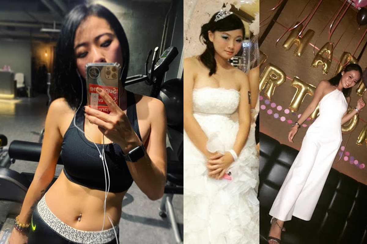 熱愛運動的黃丹虹不僅考取健身執照，也曾在網上分享減重前後的對比圖。（翻攝自黃丹虹臉書、IG）