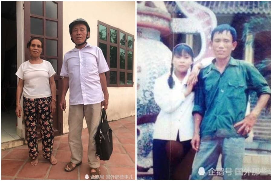 老翁丘特最年輕老婆年僅22歲，是一位學生妹仍在就讀中。（翻攝自騰訊QQ）