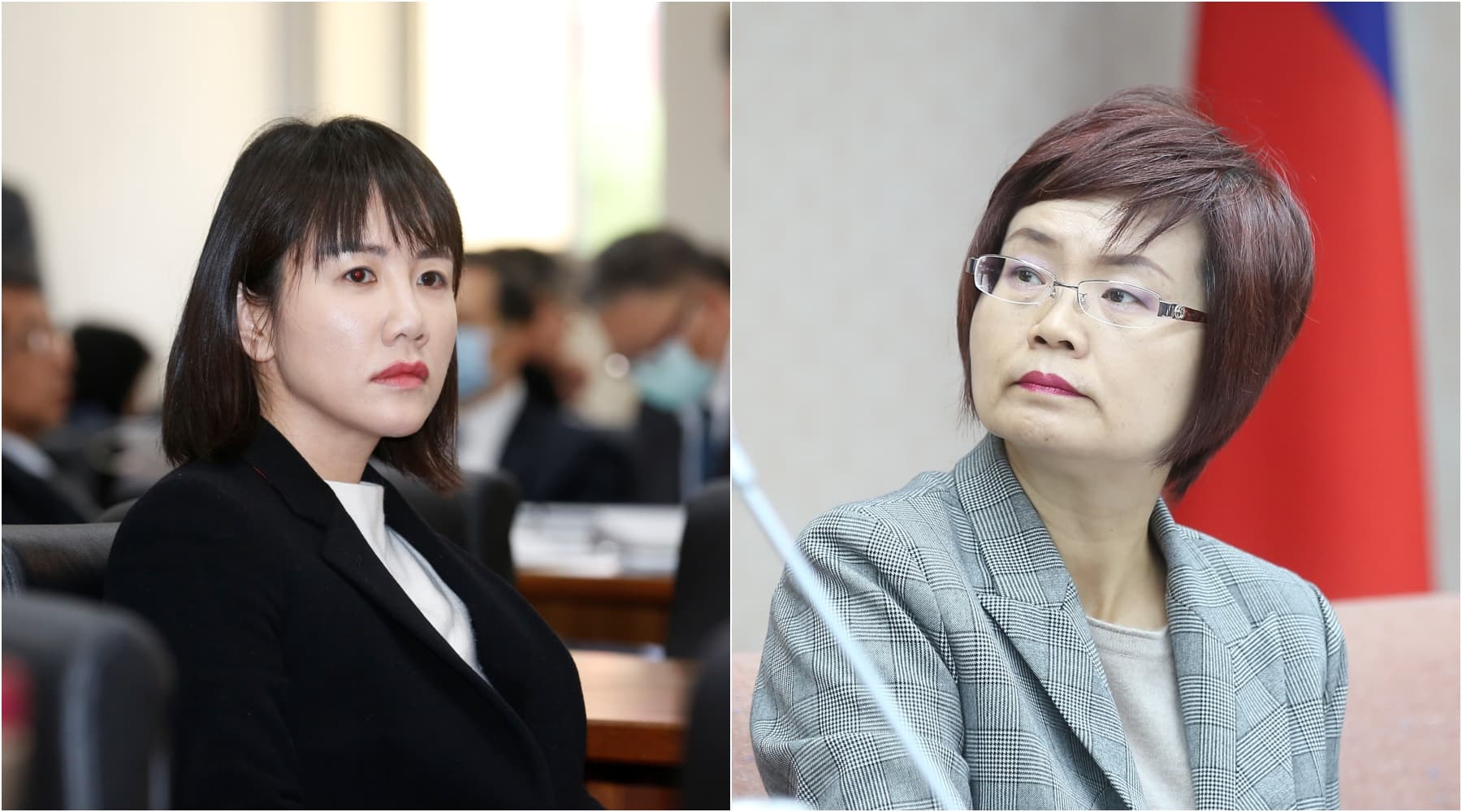 彰化縣的國民黨立委謝衣鳳（左）與民進黨立委陳素月（右）等人均支持衛生局做法。（本刊資料照）
