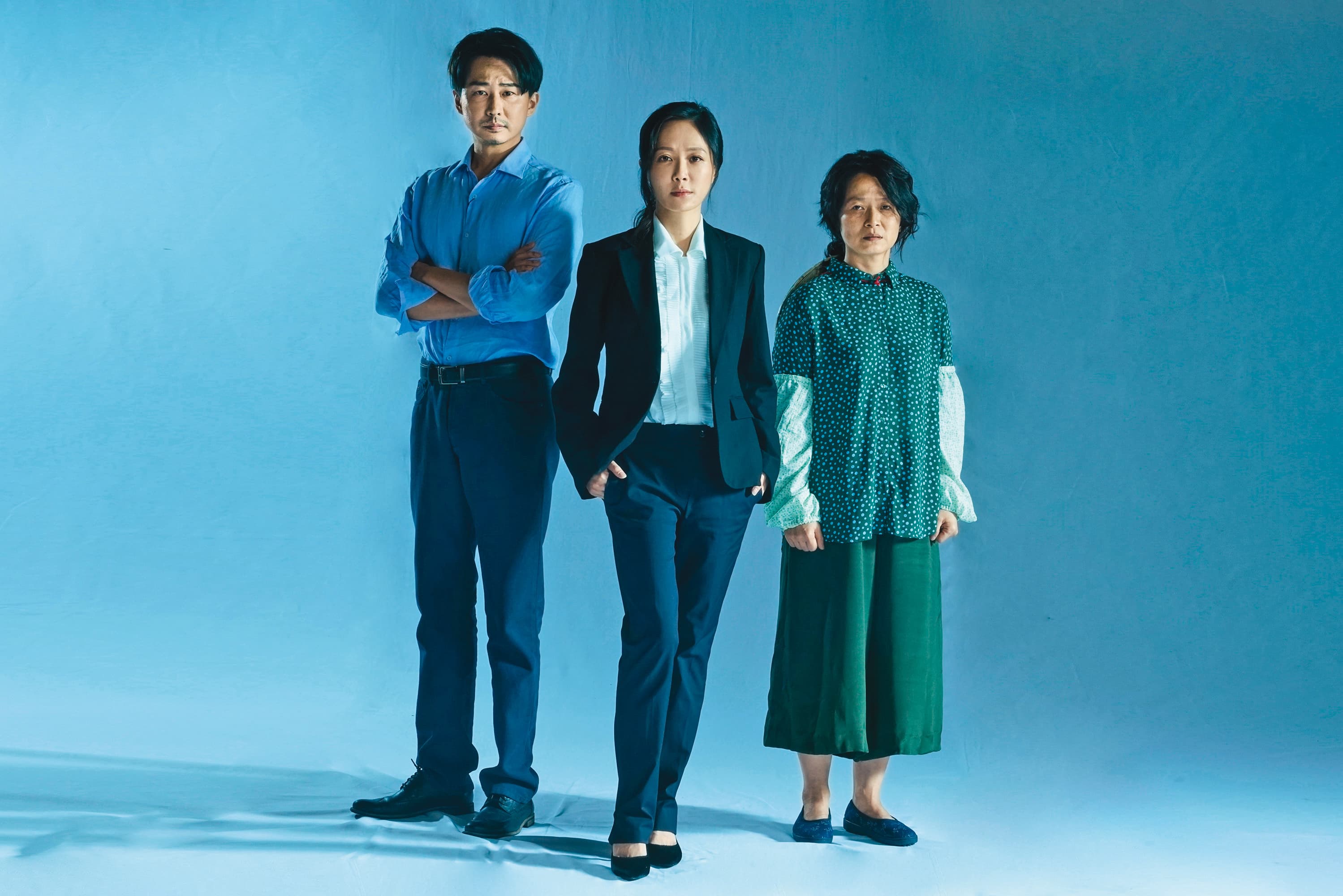 《與惡》劇場版預計9月公演，由謝瓊煖（右起）、尹馨及狄志杰擔綱演出。（故事工廠提供）