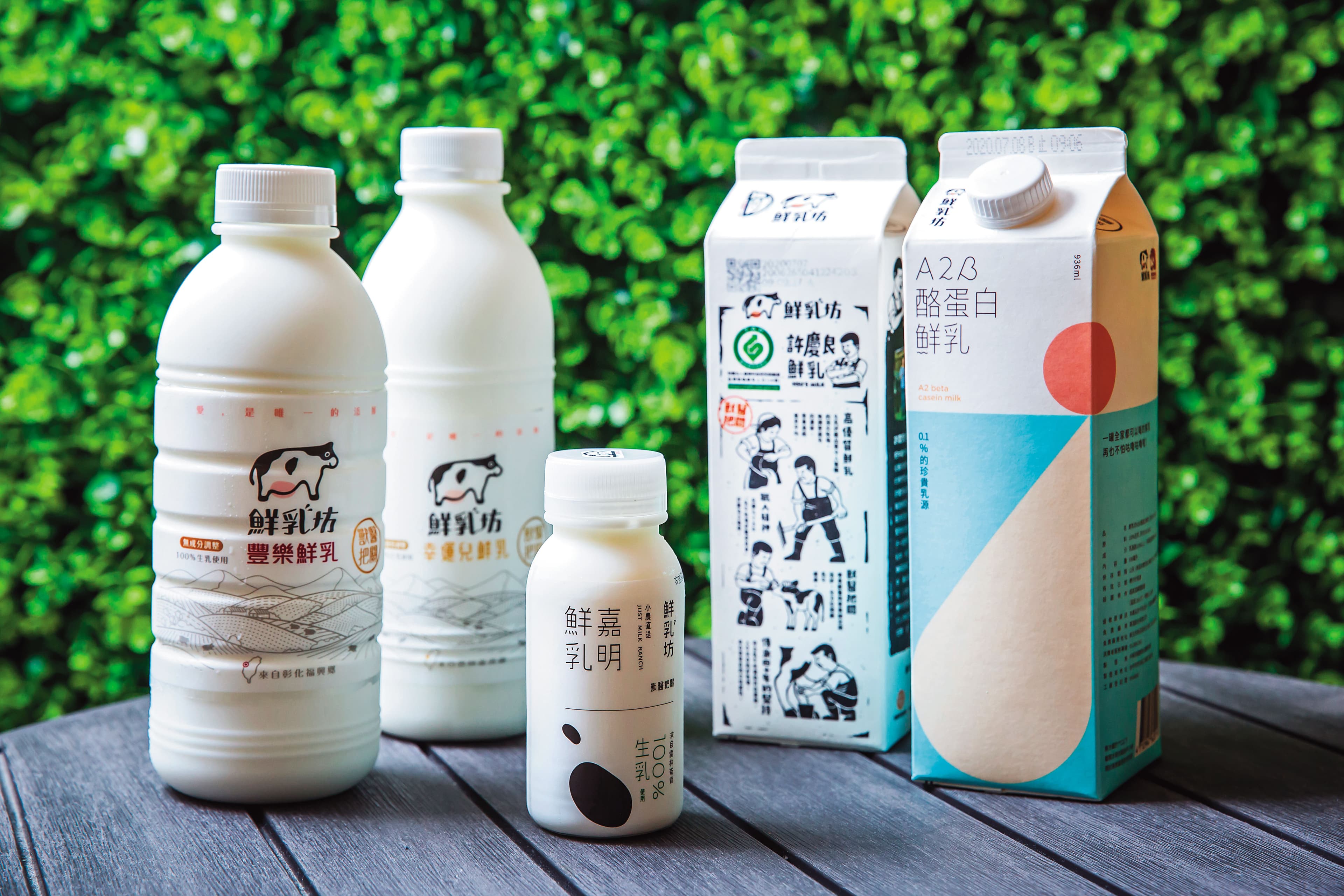 目前鮮乳坊合作的牧場除了豐樂，還擴及嘉明、許慶良及幸運兒，全台通路破五千個。