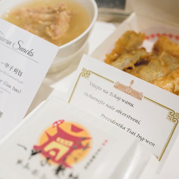 總統透露特地送台灣小吃到飯店給外賓享用。（翻攝自tsai_ingwen instagram）