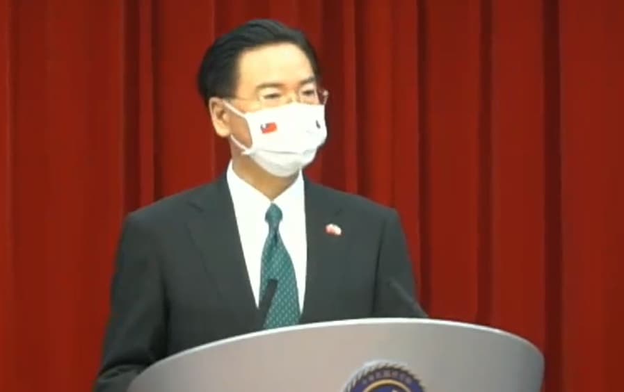 吳釗燮表示，台灣總統及國會都是民選，種種皆證明為一個實質的國家。（翻攝自外交部臉書）