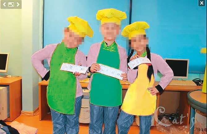 凱斯幼兒園2樓教室不符消防法規，園方卻讓孩童在內上課，罔顧安全。（圖經變裝變色處理，翻攝凱斯幼兒園官網）