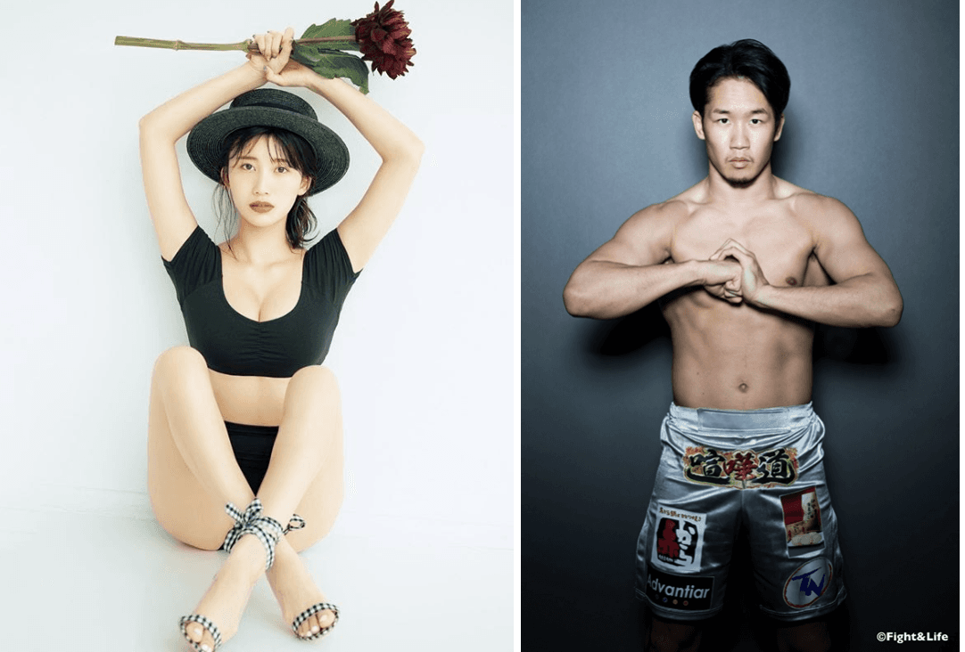 小倉優香（左）被爆倒追朝倉未來（右），害得男方與老婆在去年底離婚。（翻攝自小倉優香IG、www.fitnesslove.net）