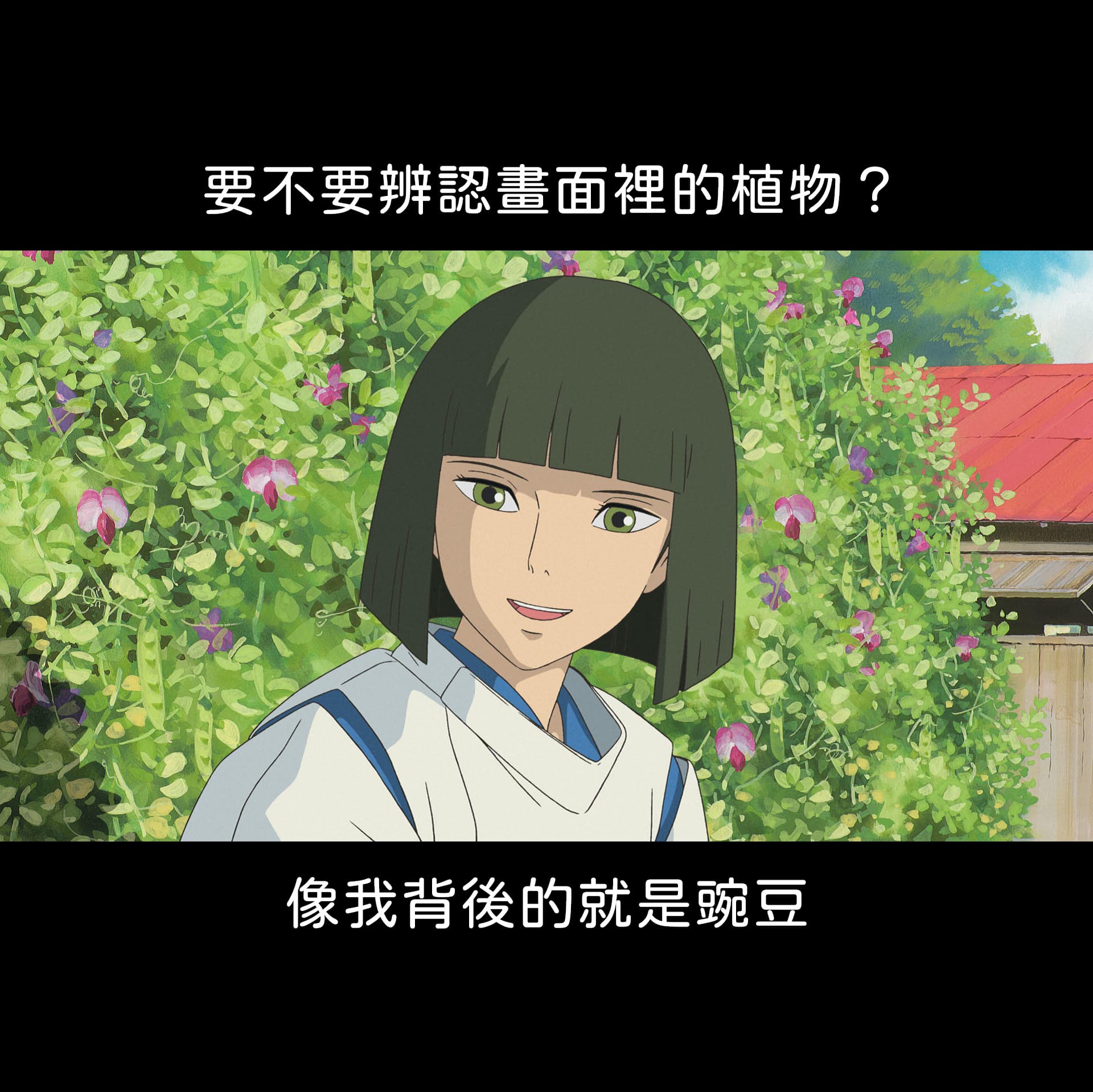 植物園小編帶大家認識吉卜力劇照中的植物。（翻攝自台北植物園臉書）