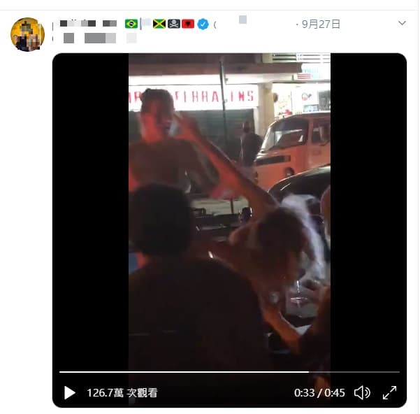 這段影片被上傳推特2天，觀看次數已超過126萬次。（翻攝自推特@PaulinhoSerra）