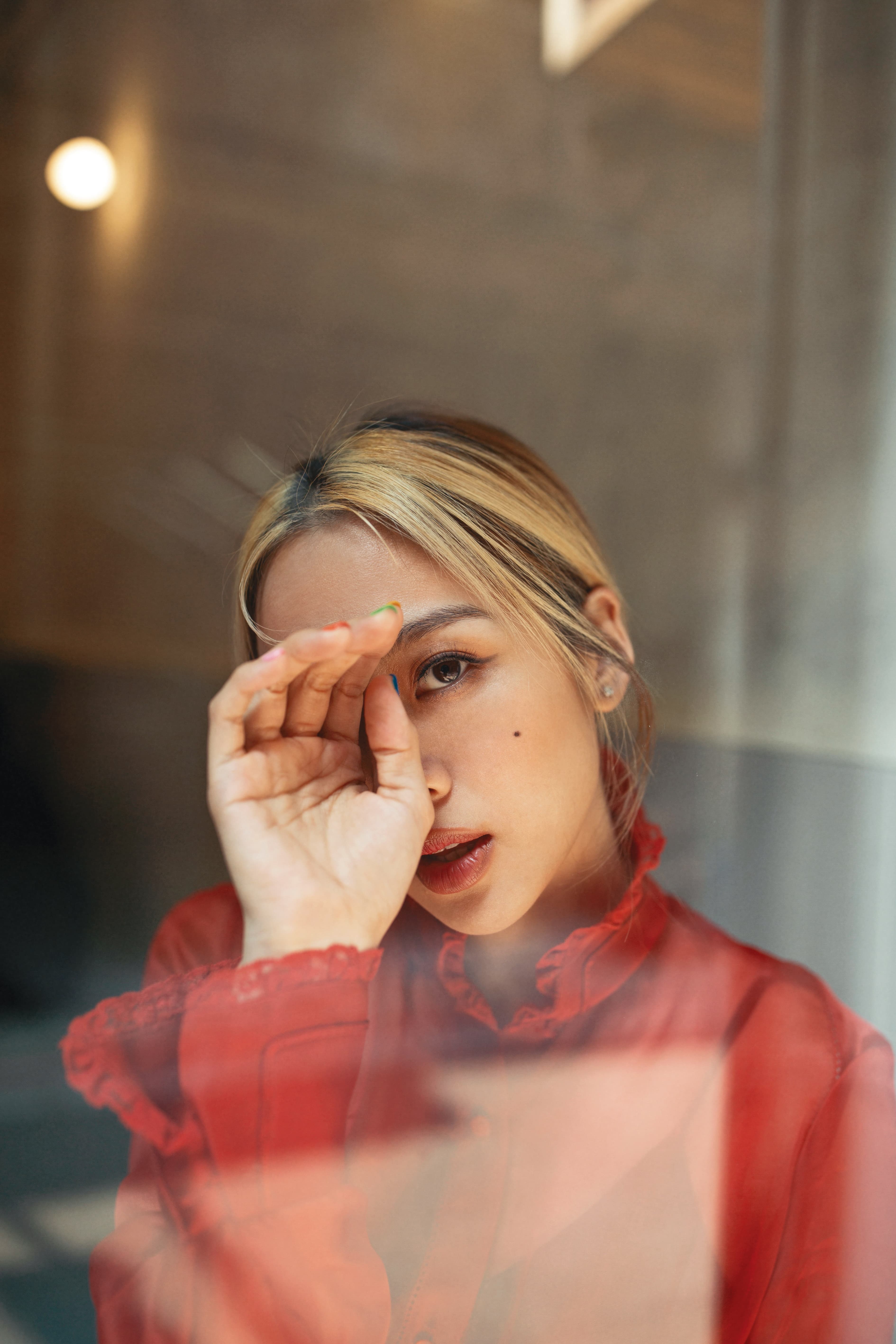 就算可能沒自信，吳映潔是這樣走過來的，「看看鏡子，還是要相信自己可以表現漂亮的樣子。」