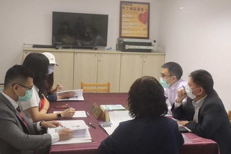 歷經2小時會議，雙方達成協議同意和解。（翻攝自新北勞動雲網站）