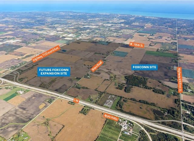 鴻海原計劃在威州興建大尺寸電視面板廠，事後因應美國市場改為生產尺寸較小的觸控螢幕。（翻攝自Milwaukee Business Times網站）