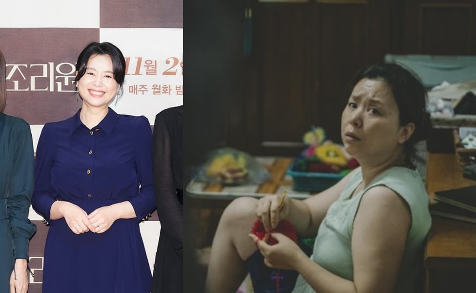 《寄生上流》的軟爛媽媽張慧珍，將成為《產後調理院》溫柔優雅的院長。（左為愛奇藝海外站提供，右為網路圖片）