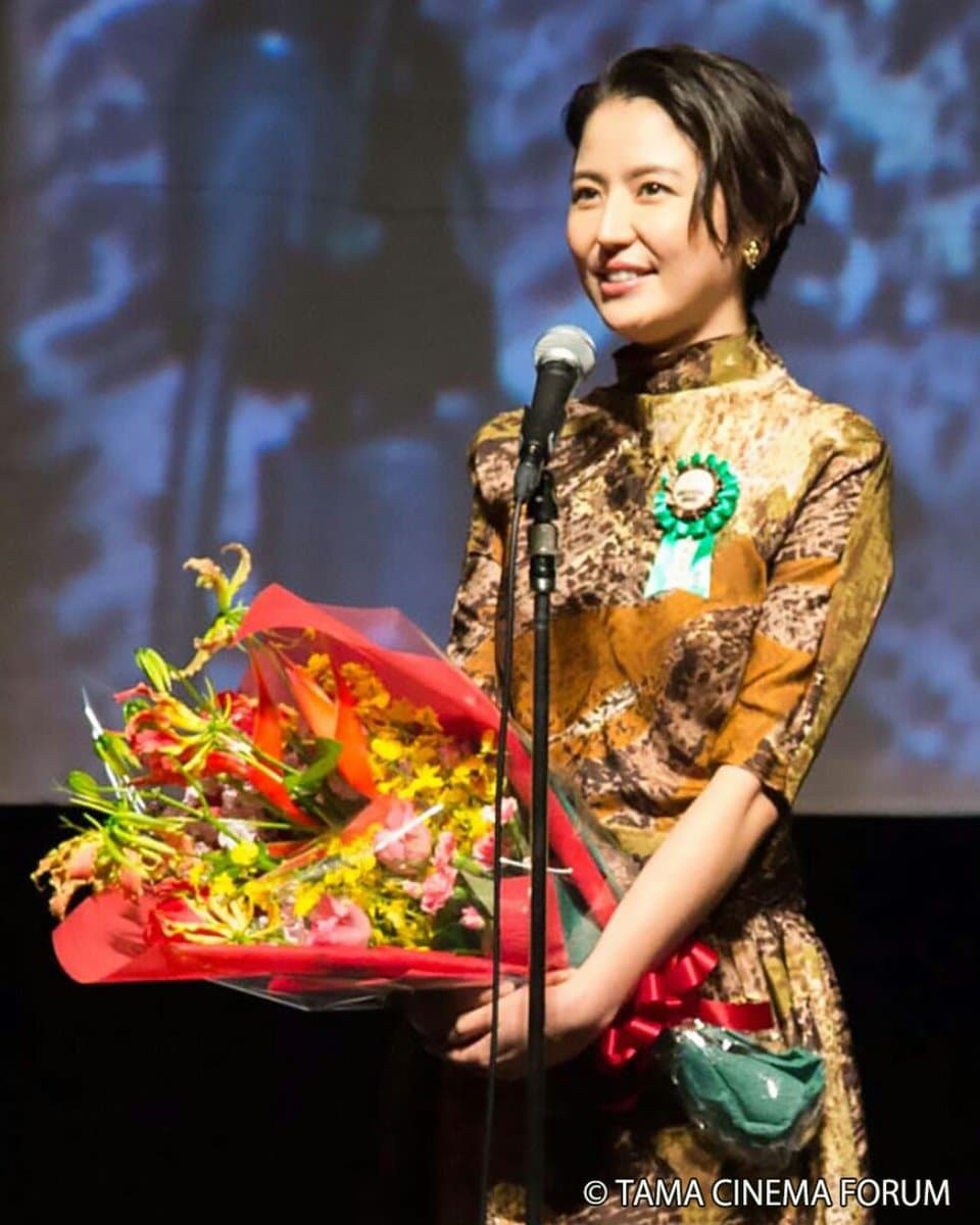 長澤雅美憑《母子情劫》獲得第12屆TAMA映畫獎影后肯定。（翻攝TAMA映畫賞推特）