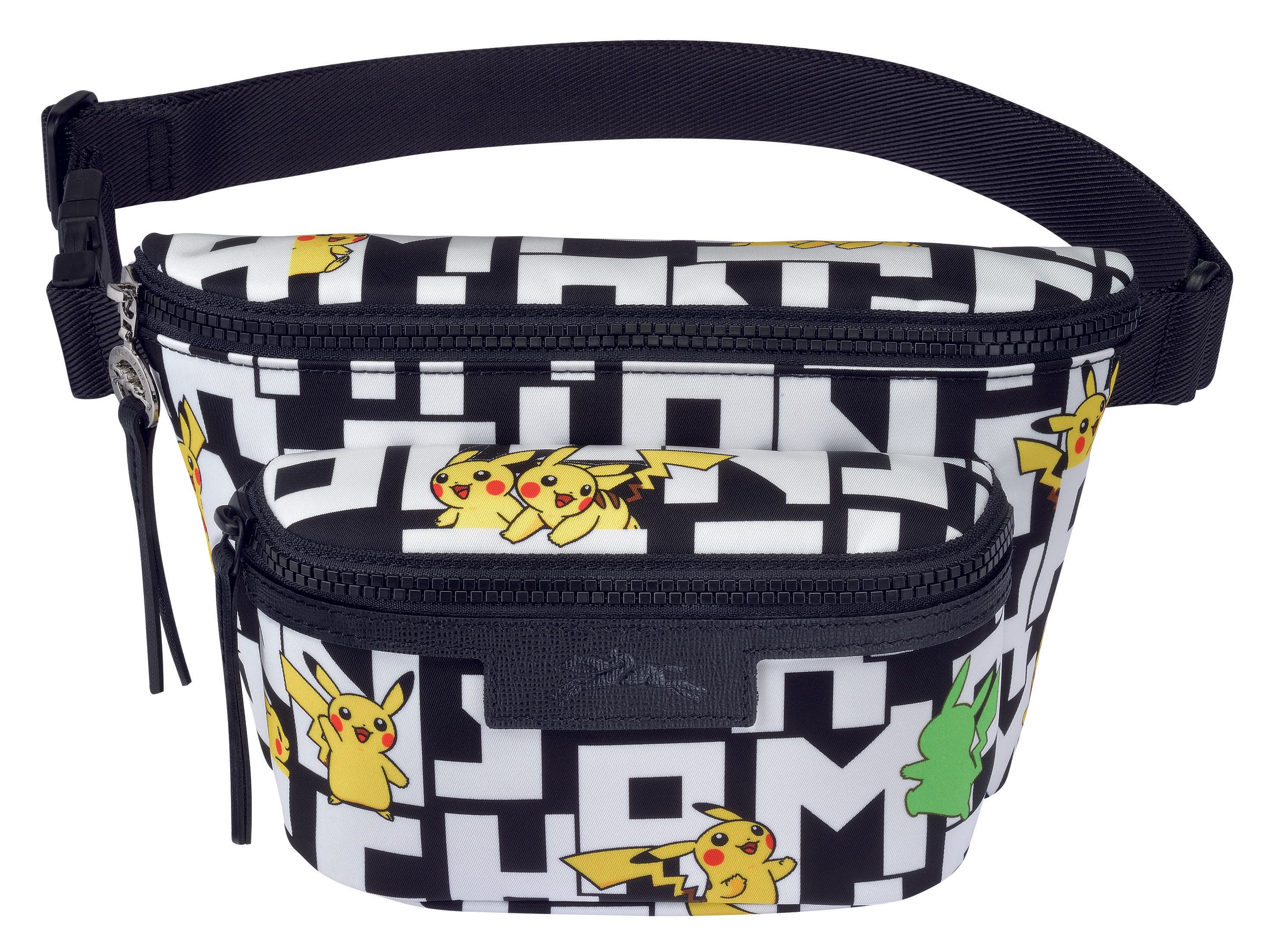 LONGCHAMP x Pokémon聯名系列Le Pliage尼龍腰包。NT$9,900（LONGCHAMP提供）