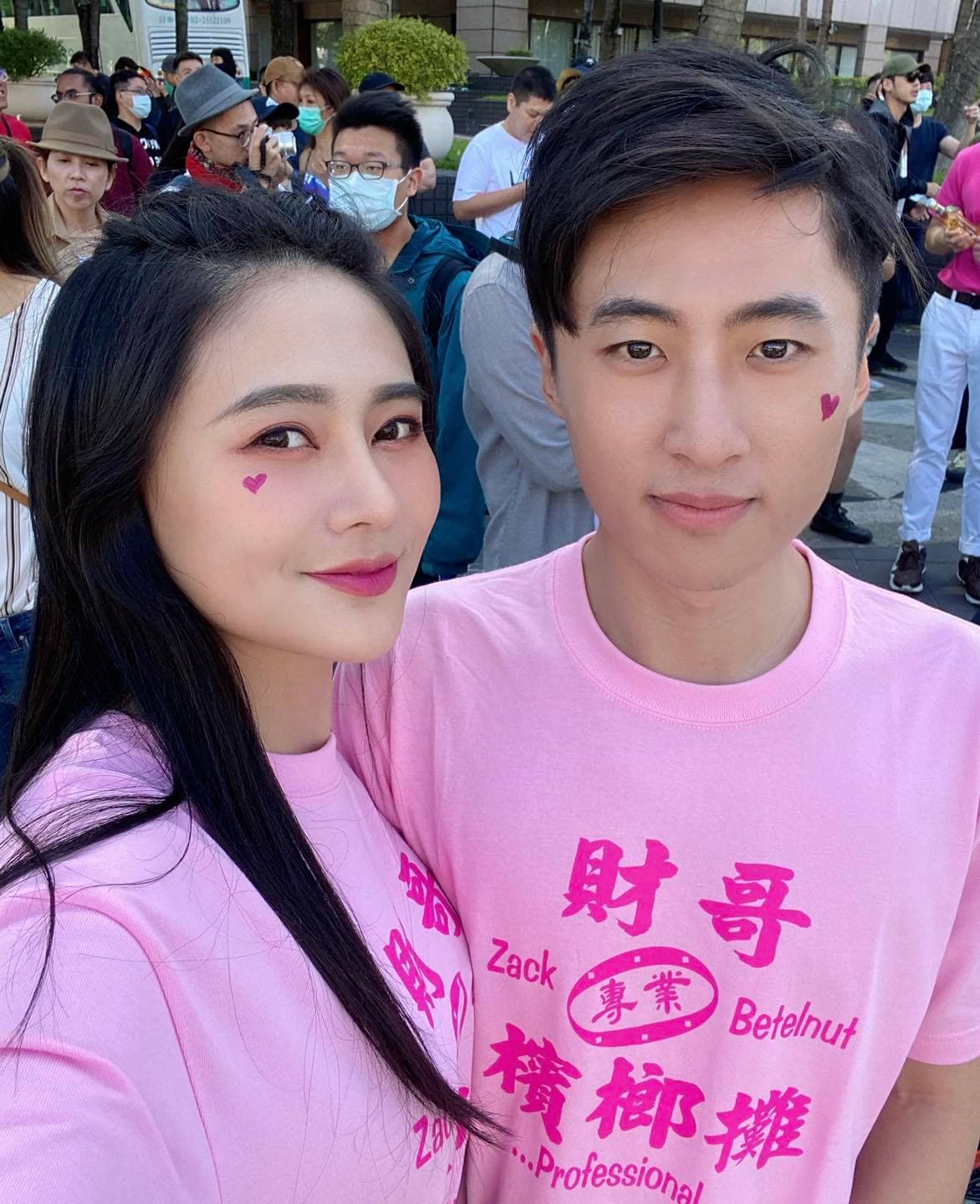 賴品妤與曾玟學兩人交往後，在網路上的互動也成為網友熱烈討論的話題。（翻攝自曾玟學臉書）