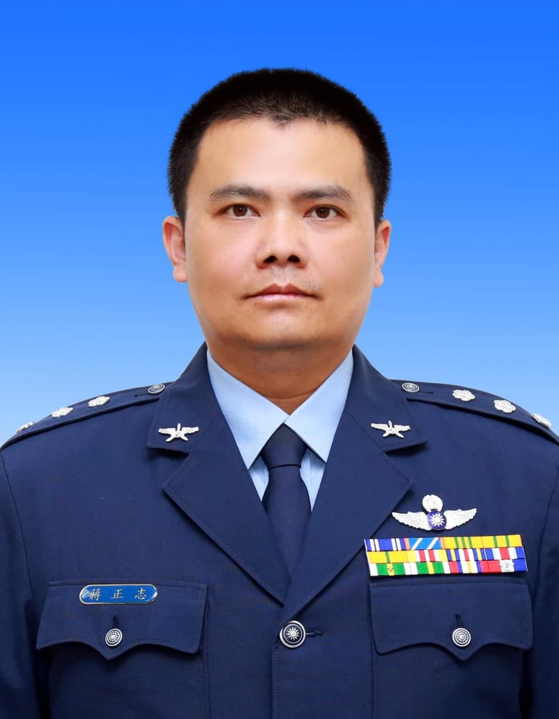 第26作戰隊隊長蔣正志昨駕駛F-16突失聯，目前正全力搜救中。（國防部提供）