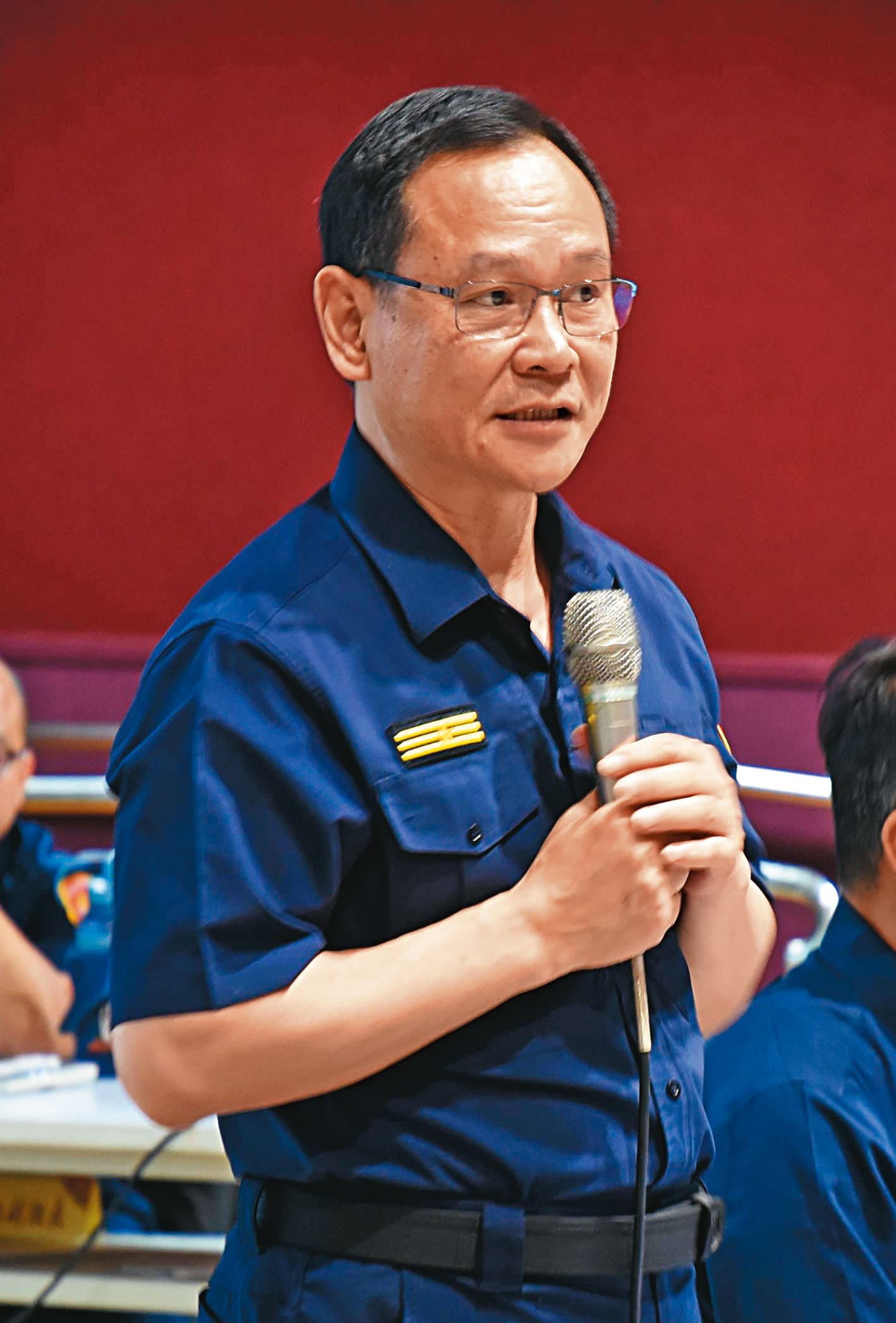 松山警分局分局長李權哲上任二個月，轄內爆發重大刑案，卻未發布新聞。（翻攝台北市教育局）
