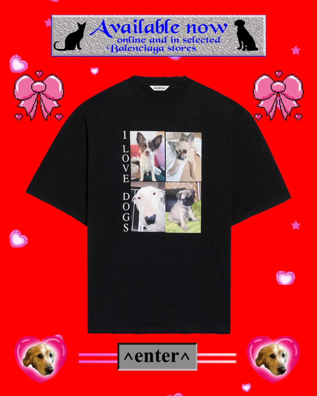 I LOVE PETS T-SHIRT NT$ 19,500 BALENCIAGA。（BALENCIAGA提供）
