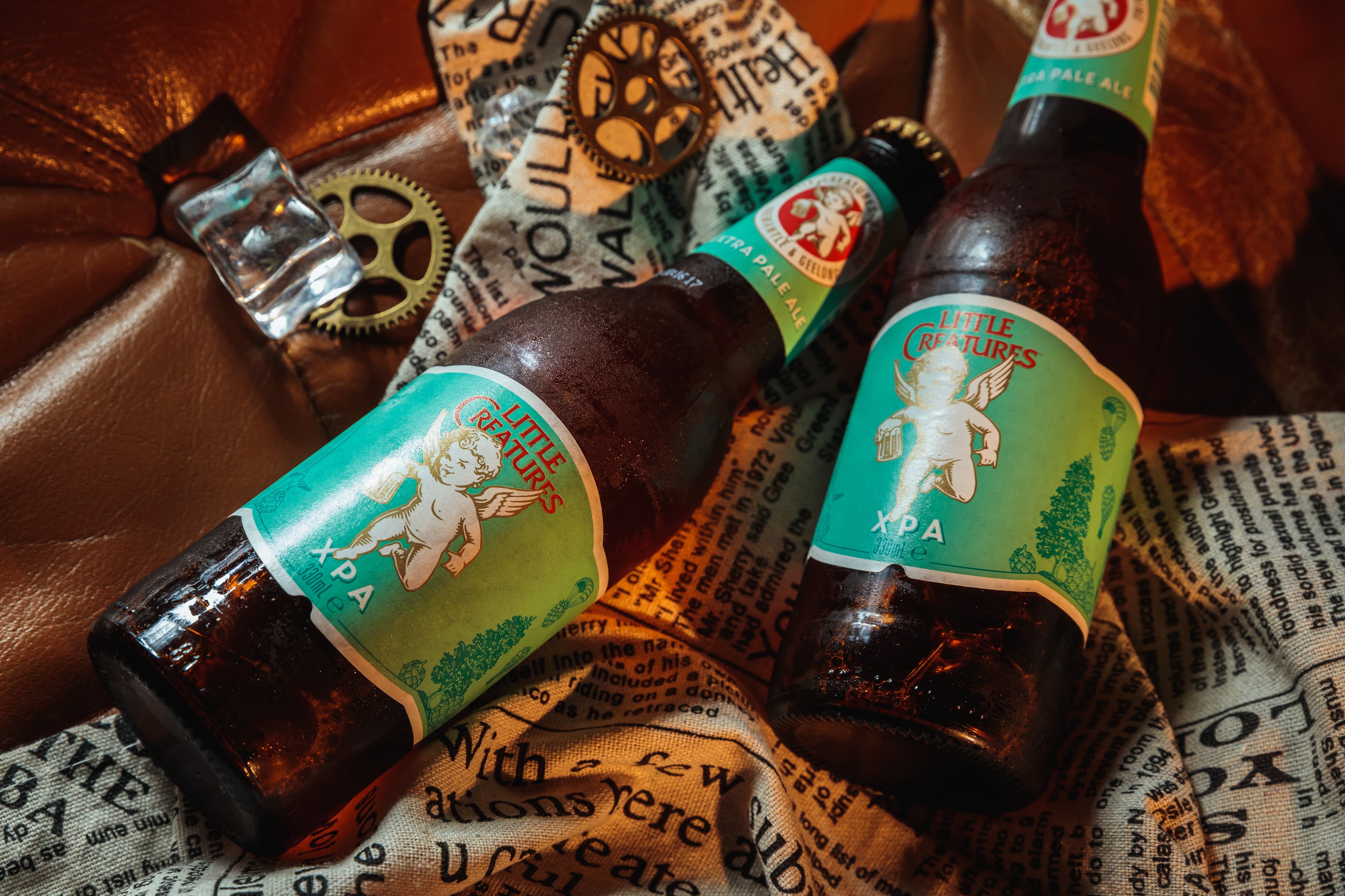 充滿熱帶水果風味的澳洲精釀啤酒「Little Creatures XPA」，是限量供應的非清酒選擇。（250元／瓶）