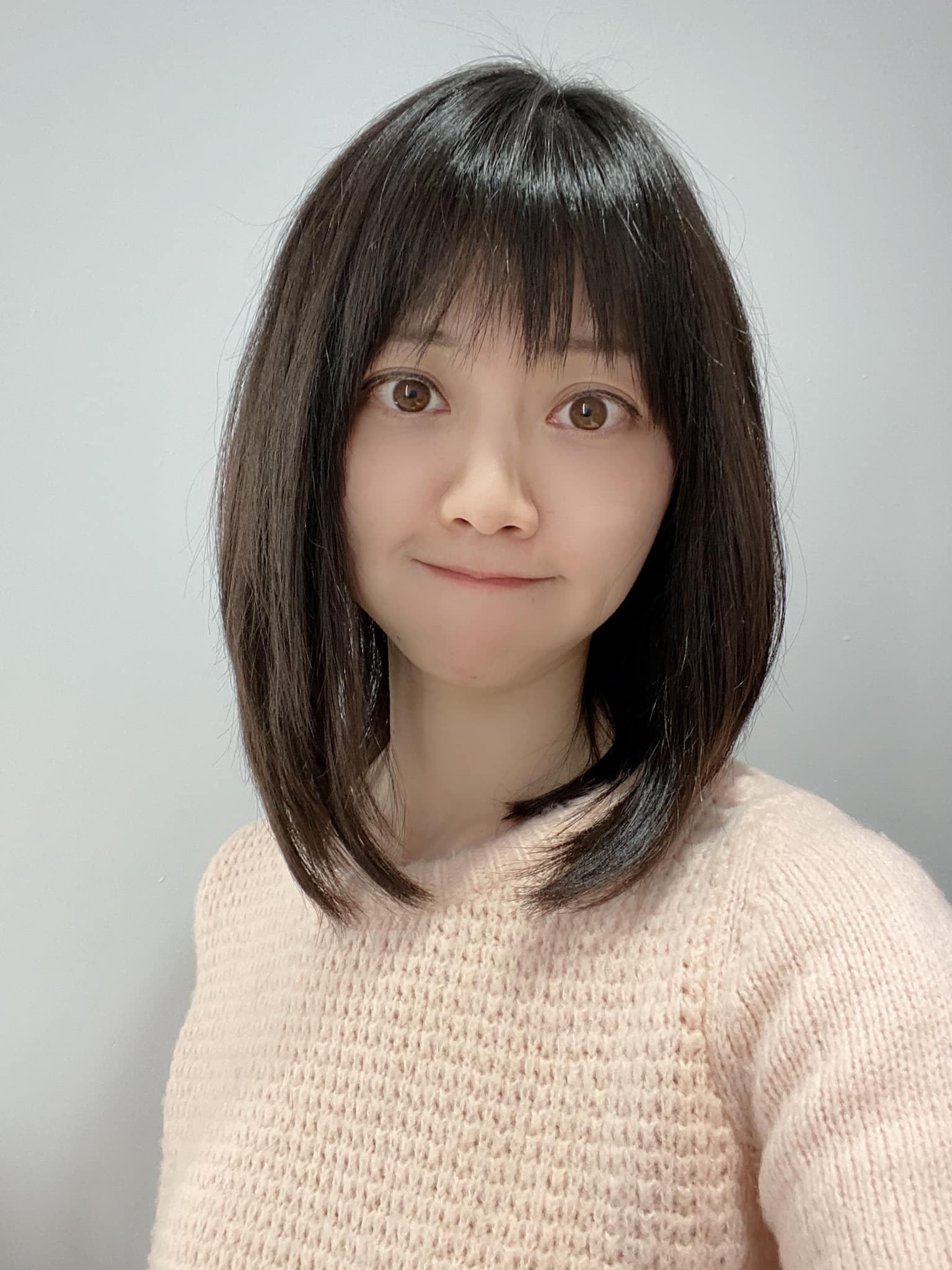 高嘉瑜一口氣剪了約20cm的頭髮，新造型大獲好評。（翻攝自高嘉瑜臉書）