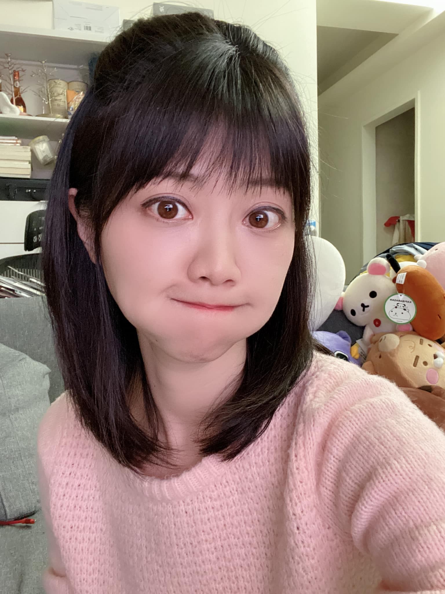 高嘉瑜一口氣剪了約20cm的頭髮，新造型大獲好評。（翻攝自高嘉瑜臉書）