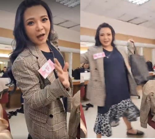小甜甜爆出懷孕、拿媽媽手冊後，首度曝光身材。（翻攝自楊繡惠臉書）
