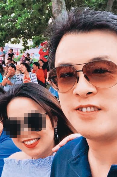 游迺文（右）常帶妻子（左）出遊、吃大餐、開遊艇趴，且有來源不明的900萬元存款。（翻攝游迺文臉書）